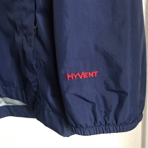 North Face Windbreaker Hooded Jacket Blue Boy’s Size XL / Great Condition - Picture 9 of 13